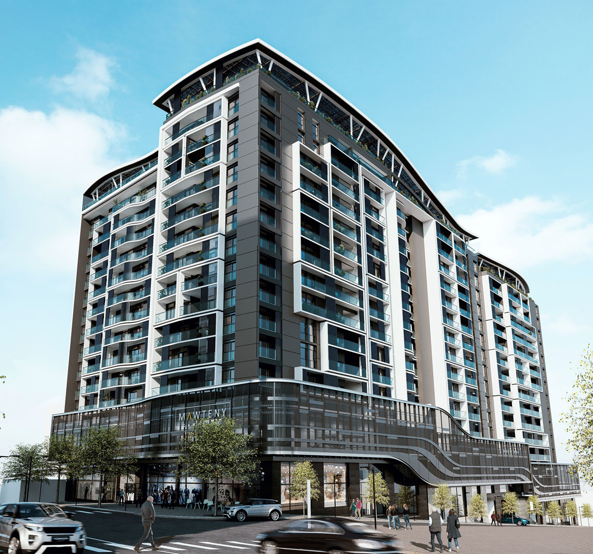 Résidence Mawteny Gambetta Oran Algérie, des appartements haut standing F3, F4, F5 et Penthouse à partir de 125 m2.